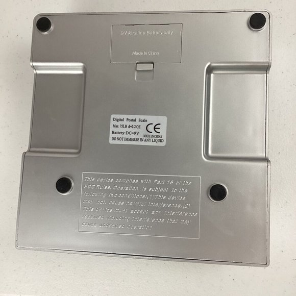 Weighmax Digital Postal Scale Model W-2822-75L Battery Operated No AC Adapter - Picture 7 of 8